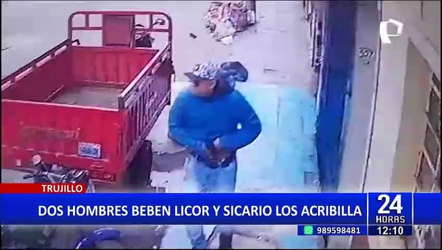 Horror en Trujillo: Sicario acribilla a dos personas cuando se encontraban bebiendo licor