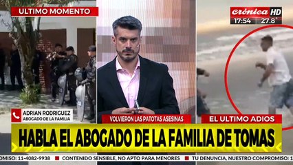 Volvió a hablar el abogado de la familia de Tomás: "Los testigos serán protegidos"