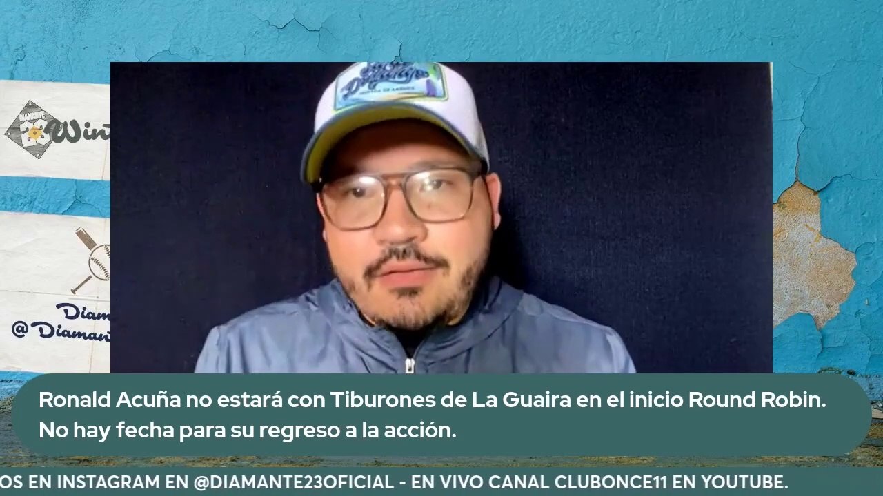 Ronald Acuña Jr NO jugará con Tiburones de La Guaira en el Round Robin. ¿El embarque del año?