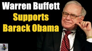 Warren Buffett's Support for Barack Obama One Hundred Per Cent (100%) #shorts