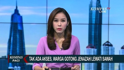 Tak Ada Akses ke TPU, Warga di Kabupaten Bekasi Gotong Jenazah Lewati Sawah