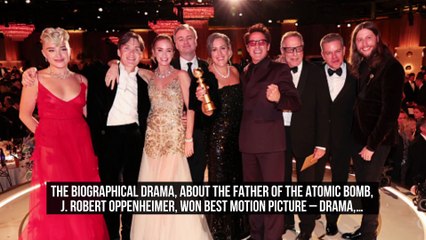 Oppenheimer wins big at 2024 Golden Globes