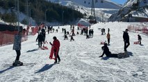 Palandöken’de kayak heyecanı!