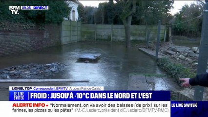 "Pas de chauffage ni d'électricité": le froid après les inondations, la double peine pour les habitants du Pas-de-Calais