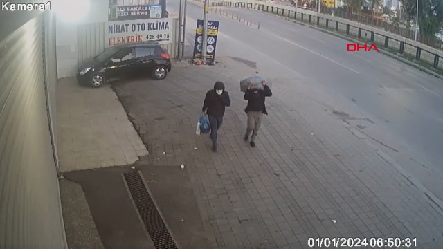 Güvenlik kamerası kayıt cihazını da çalan çelik kasa hırsızları yakalandı