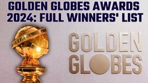 Golden Globe Awards 2024; Oppenheimer & Barbie ruled the Globe Awards; Complete Winners List