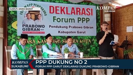 Forum PPP Garut Deklarasi Dukung Prabowo-Gibran