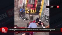 ABD'de sokaklarda görüntülenen bağımlılar akıllara zombi filmlerini getirdi