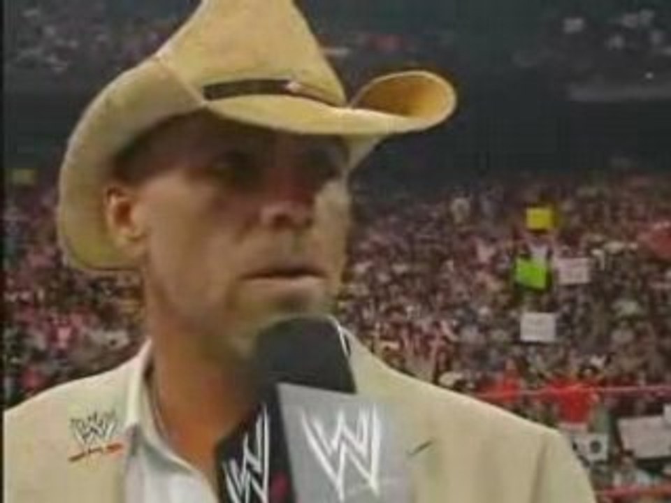 Shawn Michaels in ring Promo - 3/31/08