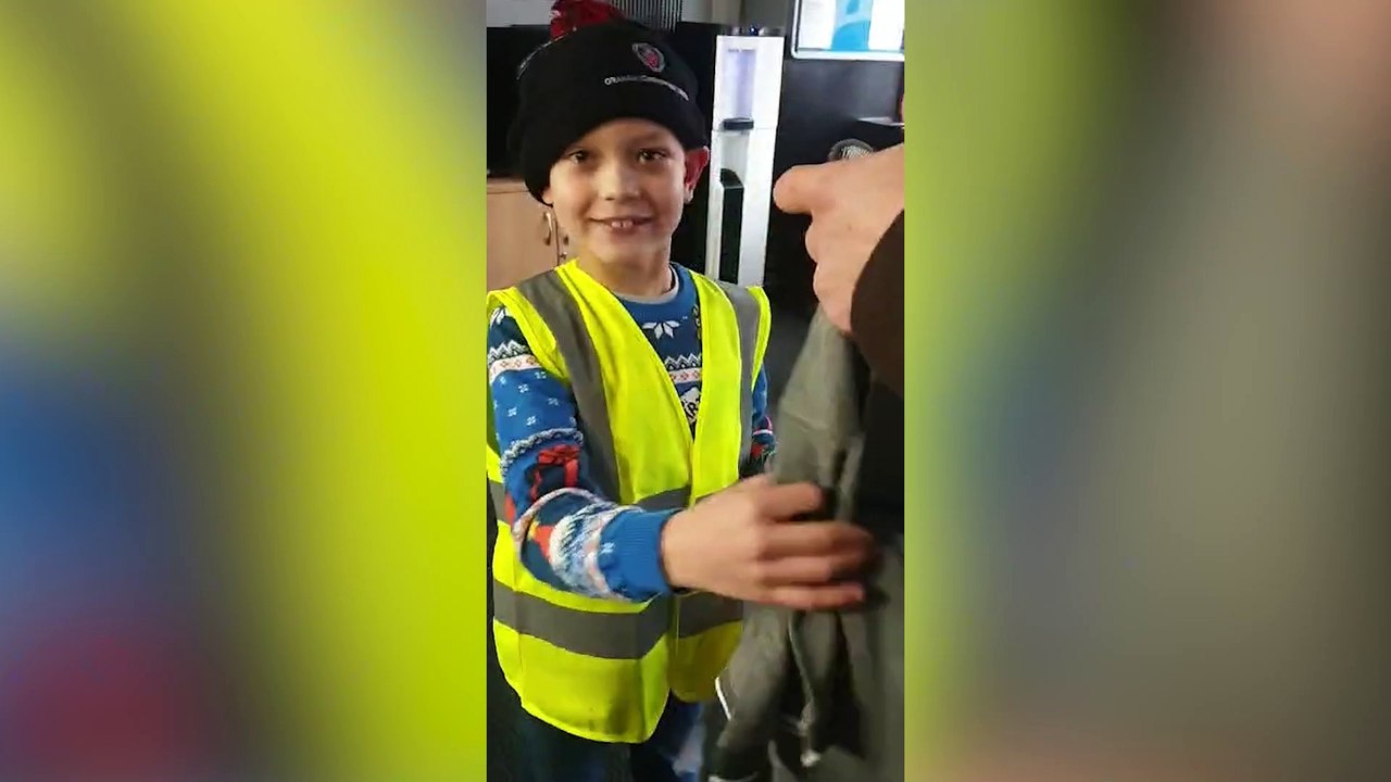 Morecambe boy's Christmas treat at Lancaster firm
