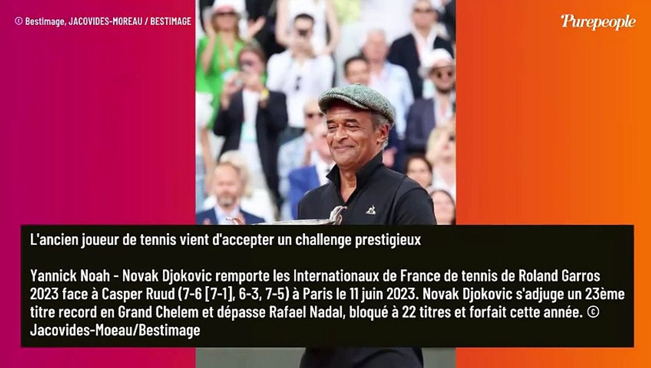"Il ne sait pas jouer dans un fauteuil..." : Yannick Noah, son retour au tennis non sans critiques, et "une ombre au tableau"