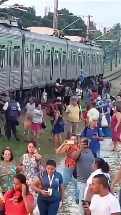 Passageira desmaia nos trilhos após metrô da linha sul do Recife quebrar