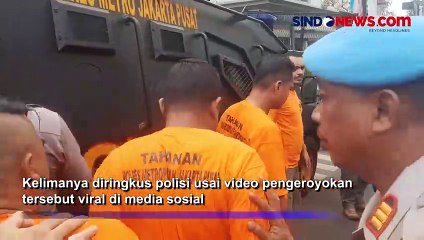 Download Video: Pelaku Pengeroyokan Anggota Satpol PP Ditangkap, 4 dari 5 Pelaku Konsumsi Narkoba