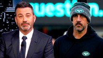 Jimmy Kimmel Alerts NFL Star Aaron Rodgers: 'Reckless Words About Epstein List Threaten My Family'