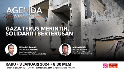 Agenda AWANI: Gaza terus merintih, solidariti berterusan