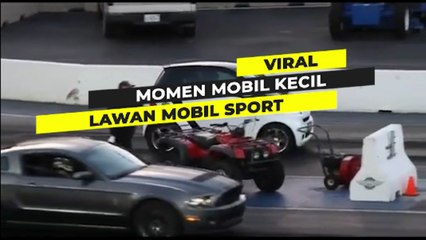 UNIK. Mobil Kecil Lawan Mobil Sport