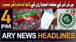 ARY News 4 PM Headlines 3rd Jan 2024 | Nomination papers of several PTI candidates rejected
