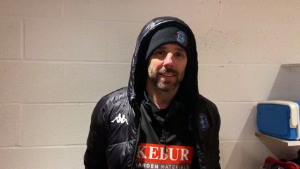 Badshot Lea manager Gavin Smith post-Thatcham Town