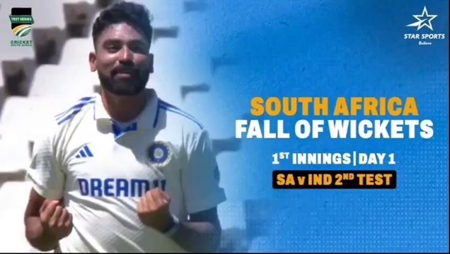 #indvssa #savsind #2ndtesthighlights India vs South Africa 2nd Test DAY 1 Full Match Highlights | IND vs SA 2nd Test DAY 1 Full Highlights highlights of todays cricket match todays match highlights test match highlights today full highlights of today