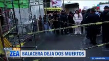 Balacera deja dos muertos en la Col. Agrícola Oriental, CDMX