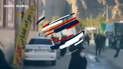 İran'daki patlama sırasında yaşanan panik kamerada