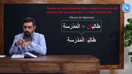Arapça Dersleri 12 - Muzâf Öğesinin Tesniye ve Cemi Müzzekker Sâlim Oluşu - Halis Bayancuk Hoca