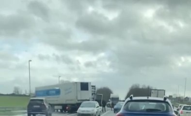 Accident de camions - RN 58