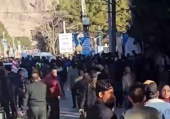 An explosion occurred nearby in Kerman, Iran. At least 50 people died