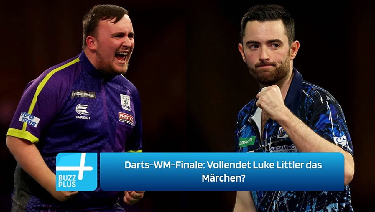 Darts-WM-Finale: Vollendet Luke Littler das Märchen?