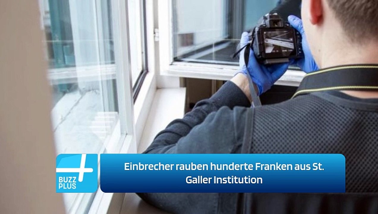 Einbrecher rauben hunderte Franken aus St. Galler Institution