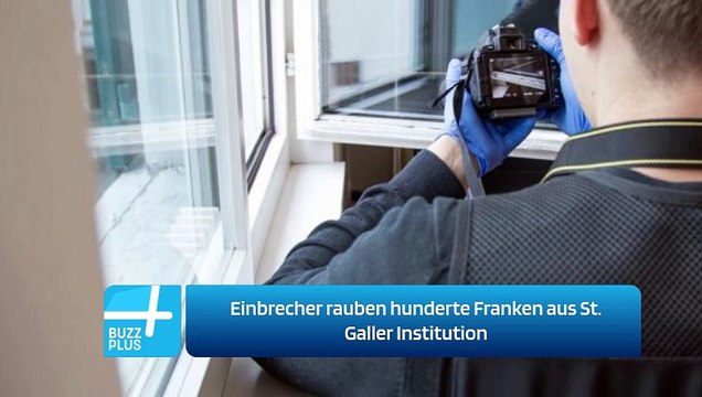 Einbrecher rauben hunderte Franken aus St. Galler Institution