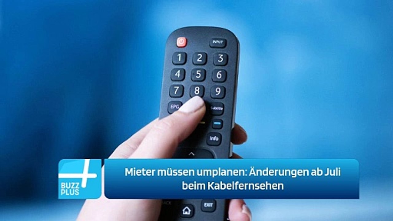 Mieter müssen umplanen: Änderungen ab Juli beim Kabelfernsehen