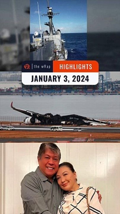 Rappler's highlights: West Philippine Sea, Israel, Sharon Cuneta | The wRap | January 3, 2024