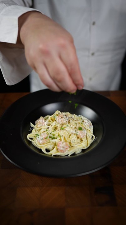 Tagliatelles au fromage frais et aux crevettes en partenariat avec Manelli ! #dailyfood #Dailycuisine #recette #cuisine