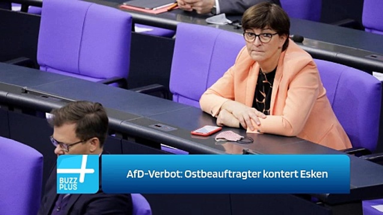 AfD-Verbot: Ostbeauftragter kontert Esken