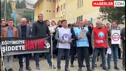 Eğitim Sendikaları Bilecik'te Öğretmenin Darp Edilmesini Kınadı