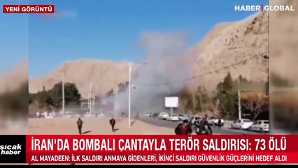 İran'da patlamanın hemen sonrası yeni görüntü ortaya çıktı!