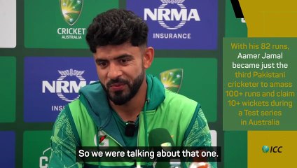 Jamal reflects on 'beautiful' innings as Pakistan frustrate Australia