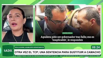 Para Paola Aguirre, no se puede ejecutar la sentencia del TCP