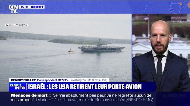 Israël: les États-Unis retirent leur porte-avions USS Gerald Ford