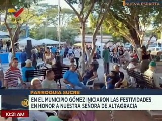 Nva. Esparta | Inician las festividades en honor a nuestra Señora de Altagracia