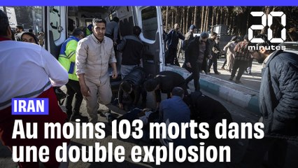 Iran : Au moins 103 morts après une double explosion près de la tombe d'un général iranien #shorts