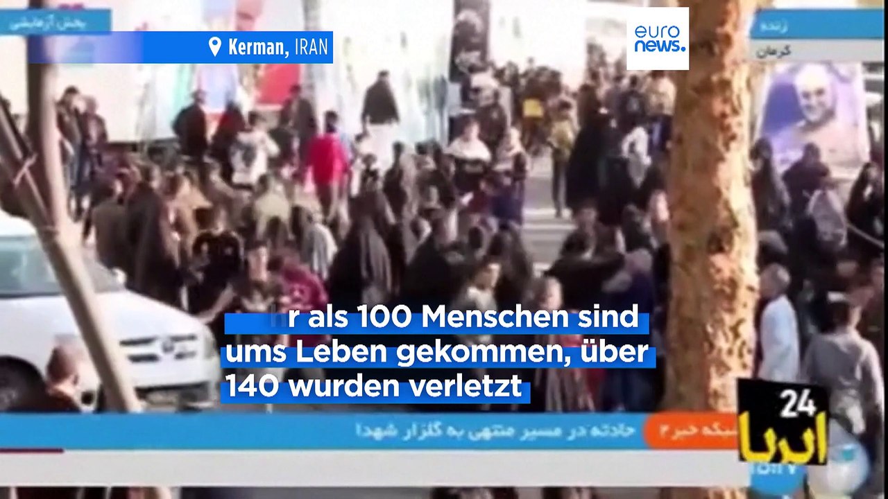 Mehr als 100 Tote: Explosionen bei Gedenkfeier für iranischen General Soleimani