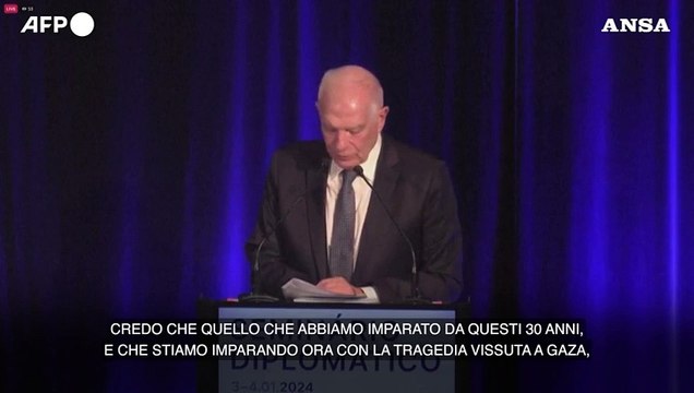 Gaza, Borrell: La soluzione alla guerra sia imposta dall'esterno