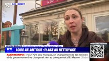 Crues en Loire-Atlantique: Edwige, co-gérante d'un bar à Blain, craint une nouvelle montée des eaux, après une première nuit d'inondations