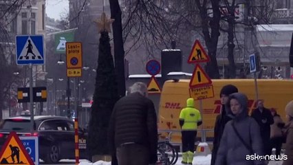 Descargar video: Freddo polare in Nord Europa, in Svezia -43 gradi: mai cos? da 25 anni