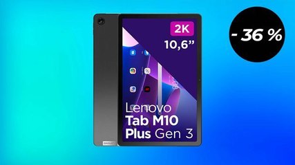 Vente flash : Profitez d'une réduction exceptionnelle sur la tablette Lenovo Tab M10 Plus avant les soldes !