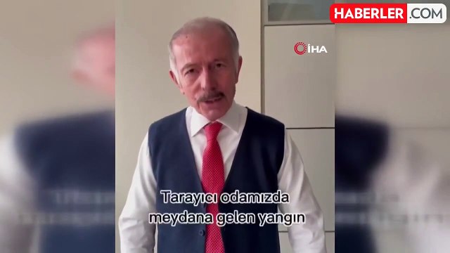 Bayrampaşa Belediye Başkanı Atila Aydıner'den yangınla ilgili açıklama