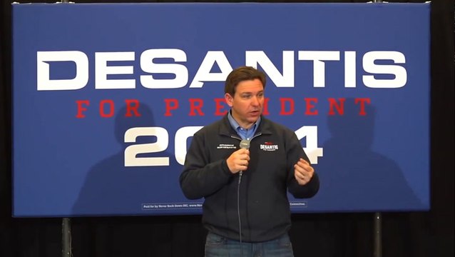 DeSantis attacks Biden’s Virgin Islands break during Iowa speech