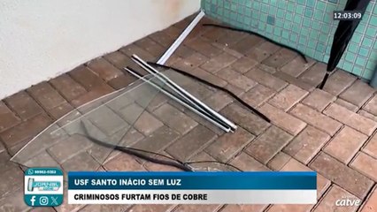 Após furto, USF Santo Inácio segue fechada para atendimentos